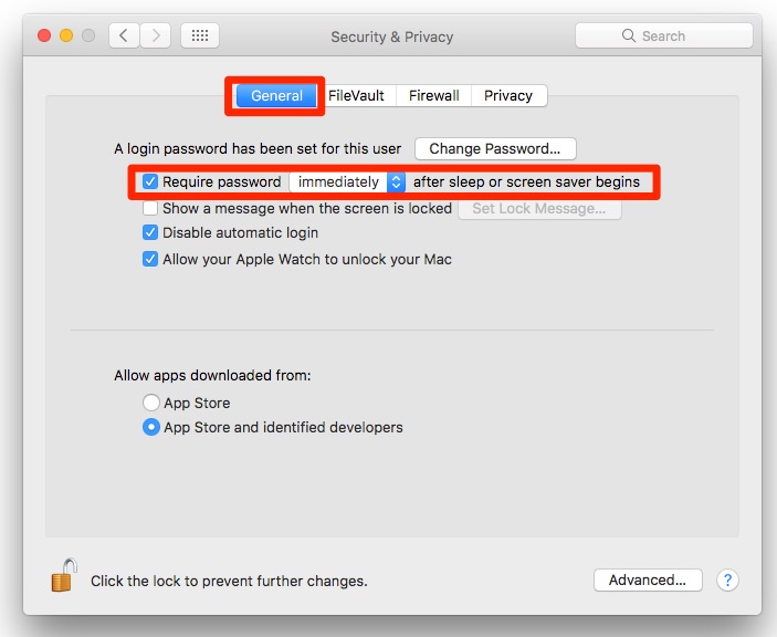 How to lock apps on macbook pro